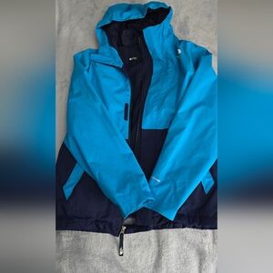 The North Face Kid's Teal and Navy Triclimate